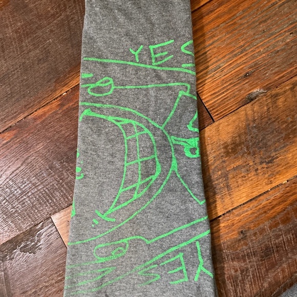 Snow Milk 5767 Gray Hoodie UFO Neon Graphic Pullover Sweatshirt Unisex Size XL - Picture 6 of 13